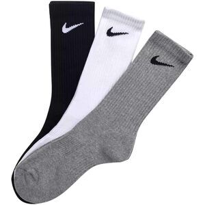 Nike Performance Cushion Crew Socks 3 Pack Black White Gray Unisex
